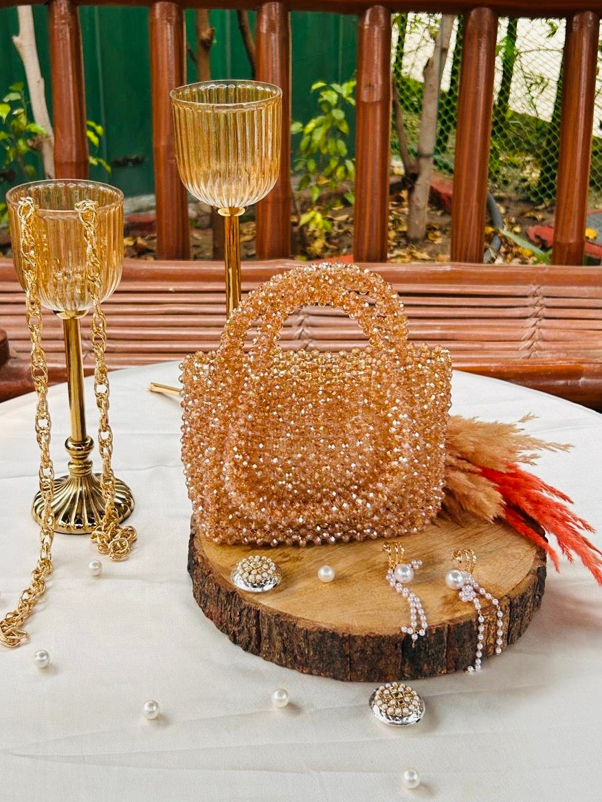 Gold Evening Beaded Bliss