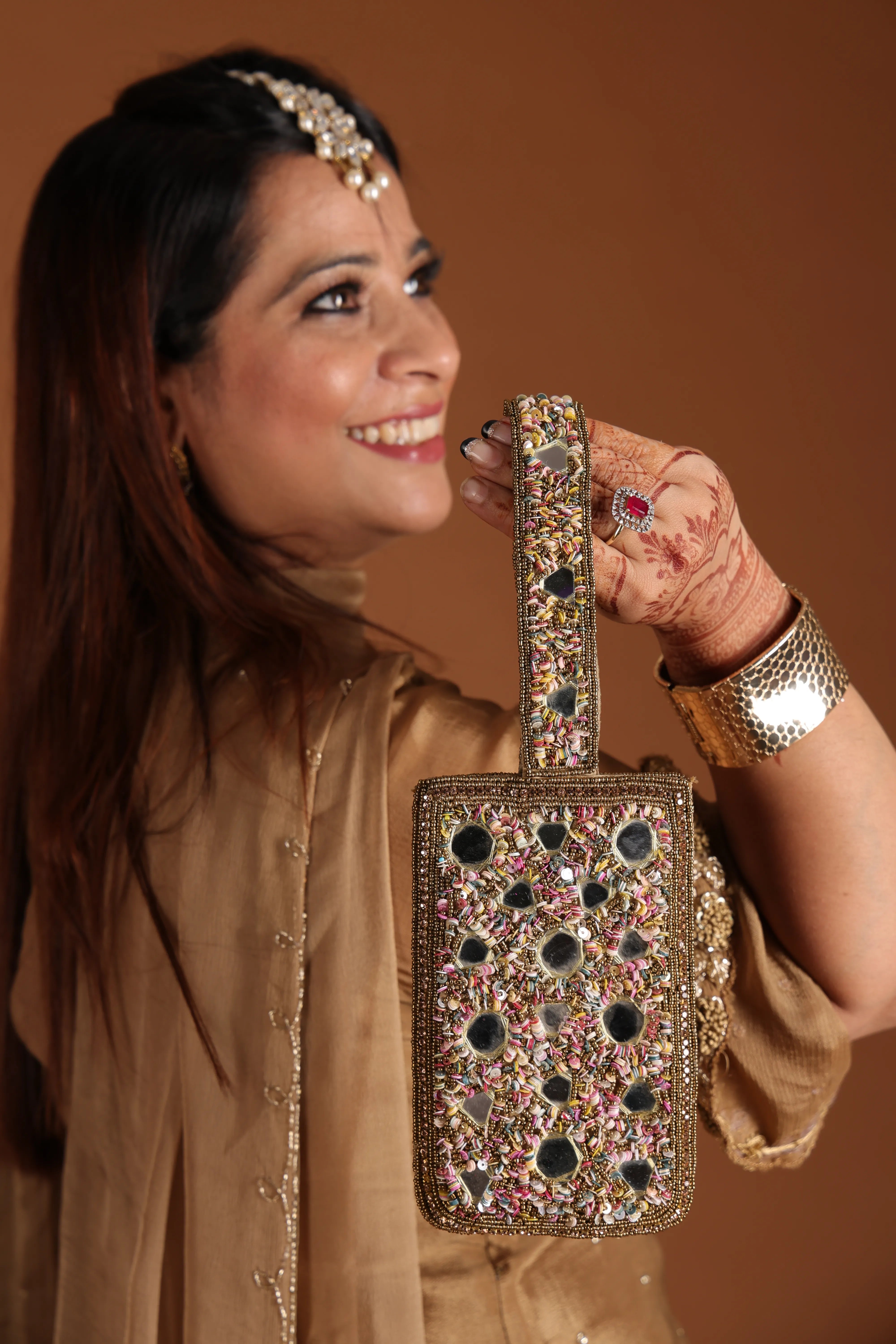 Champagne Ivory Clutch