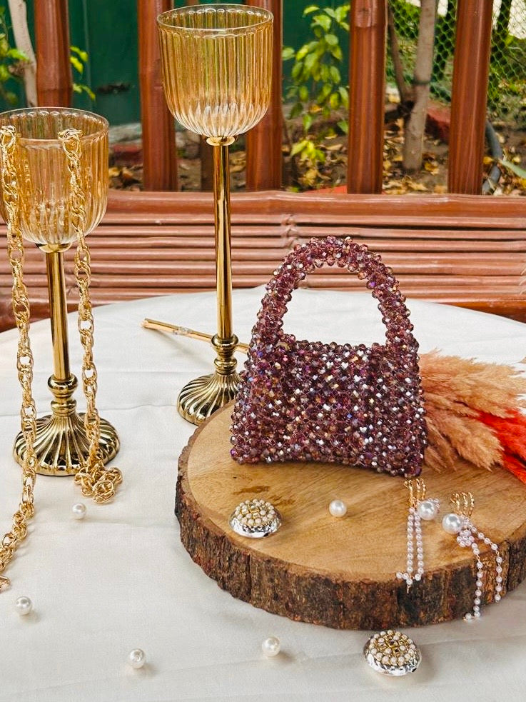 Wine Miniature Beaded Bliss